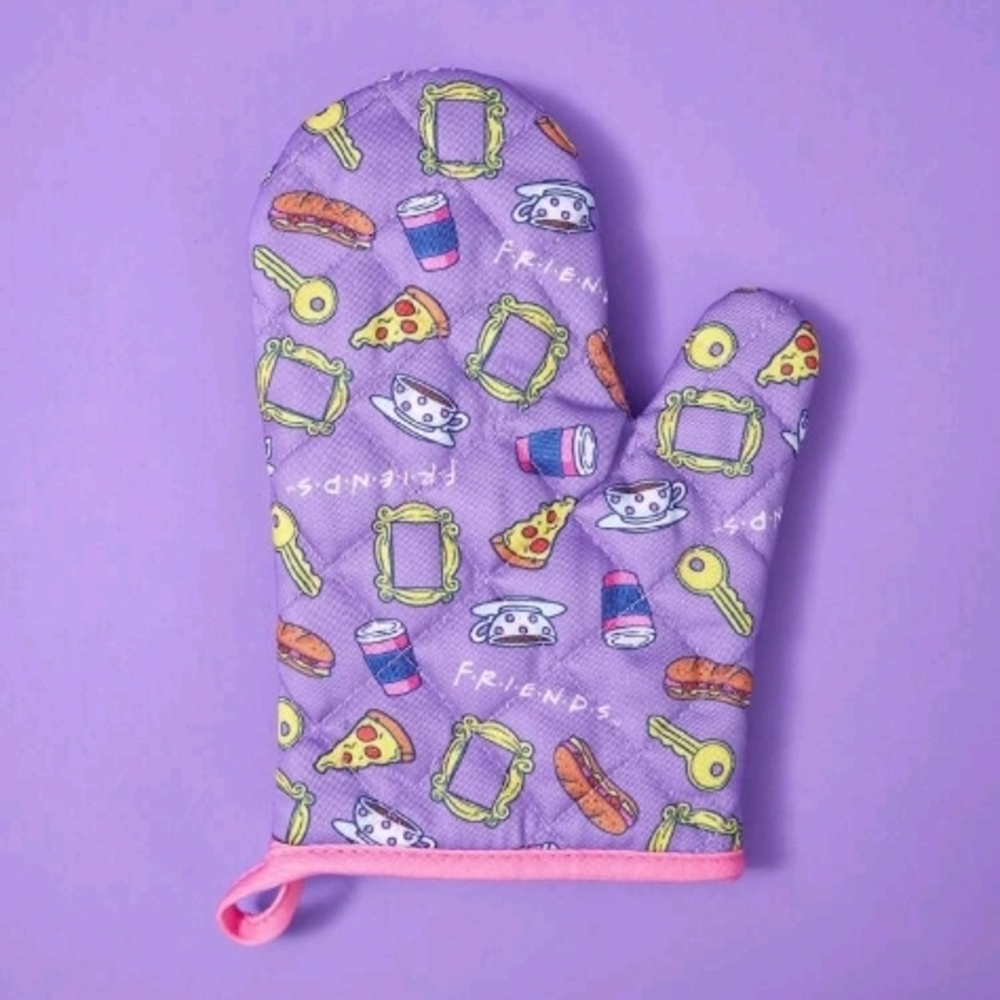 FRIENDS TV Series Themed Purple Oven Mitt Single Piece
